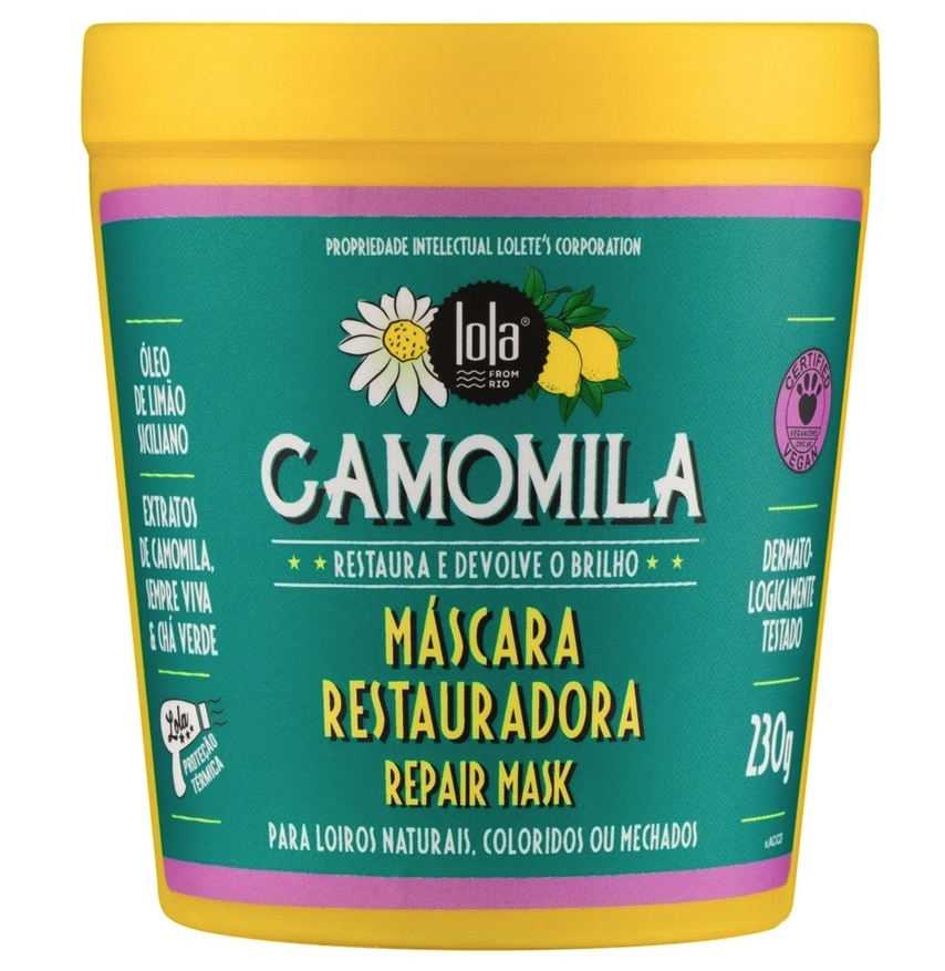 Lola From Rio LOLA iš RIO - CAMOMILA atkuriamoji blondinių plaukų kaukė 230 g