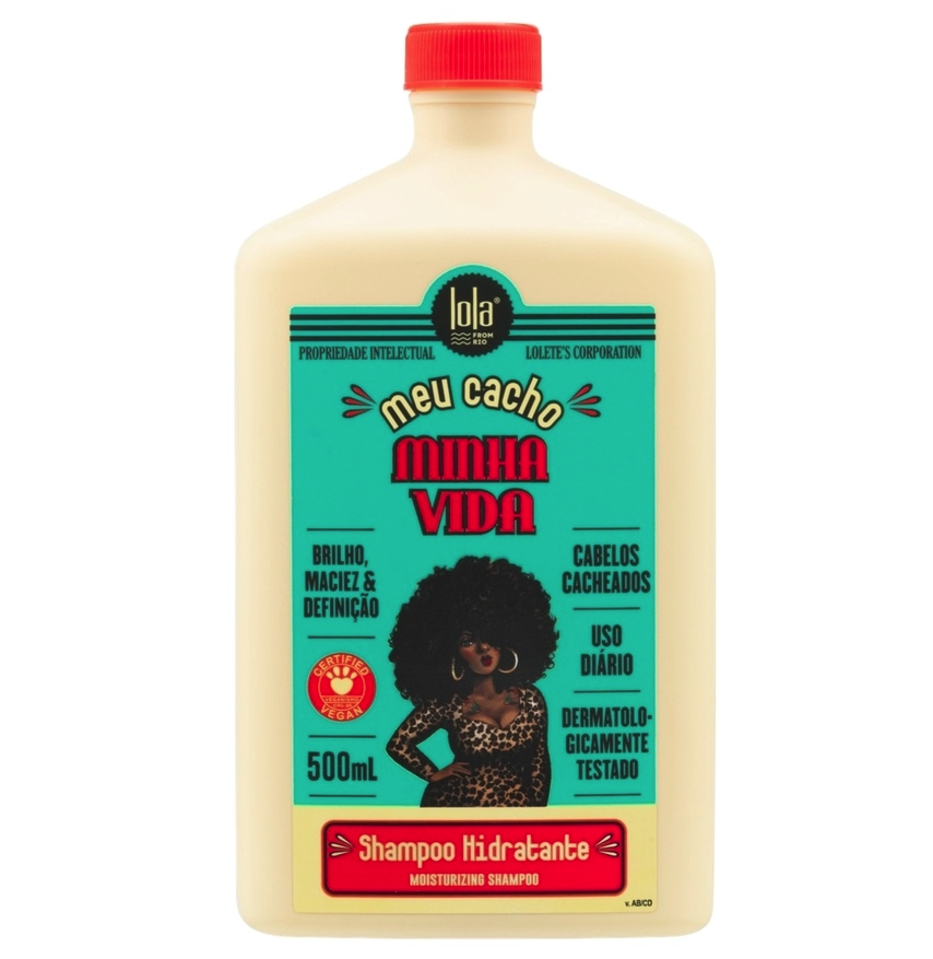 Lola Cosmetics Lola from Rio Meu Cacho Minha Vida Šampūnas Hidratante Moisturizing Šampūnas šampūnas garbanotiems plaukams, 500 ml