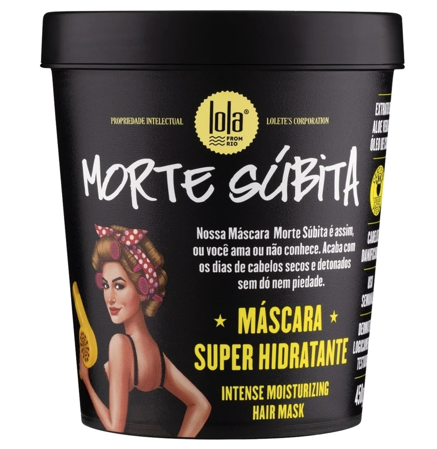 Lola Cosmetics „Lova Cosmetics Morte Subita“ plaukų kaukė „Kreminis“ drėkinimui, 450 g