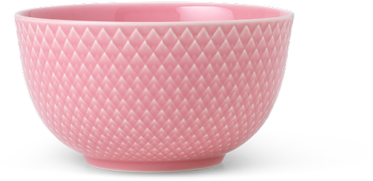 Lyngby Porcelæn - Rombo spalvos dubuo - Ø11 cm - Rosa