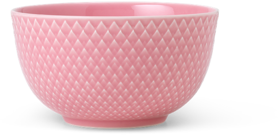 Lyngby Porcelæn - Rombo spalvos dubuo - Ø11 cm - Rosa
