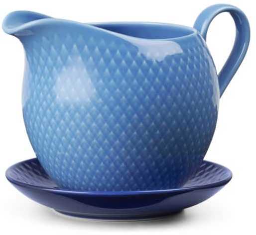 Lyngby Porcelæn – Rhombe Color Sauce Boat – 67 cl – Mėlyna