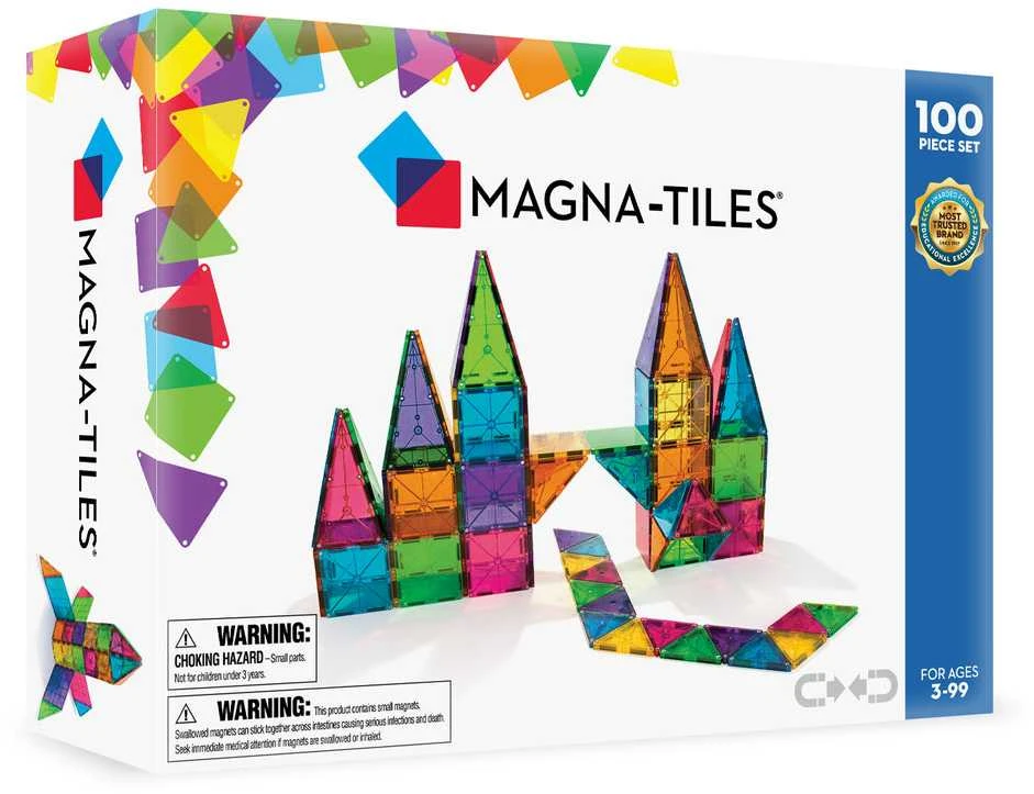 MAGNA-TILES Konstruktorius „Spalvos“, 100 det.