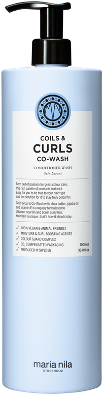 Maria Nila Coils & Curls co-wash, 1000 ml