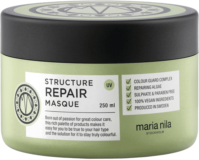 Maria Nila Structure Repair Mask atstatomoji plaukų kaukė, 250 ml