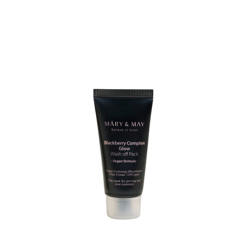 Mary And May MaryMay - „Blackberry Complex Glow“ nuplaunamoji kaukė su „Whitening Glow“ efektu, 30 g