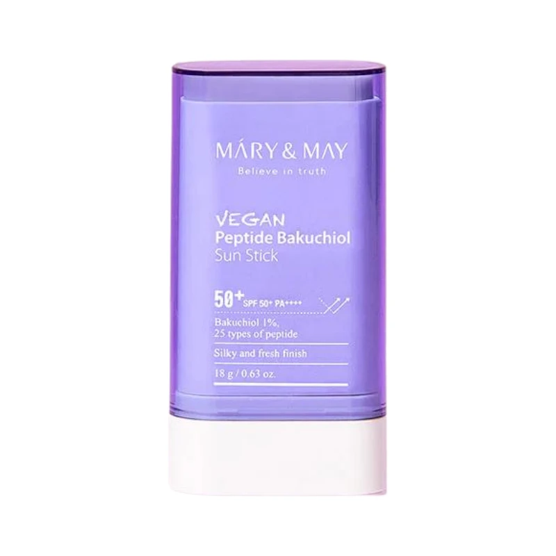 MARY & MAY Apsauginis kremas nuo saulės SPF 50+ veganiškas peptidų bakuchiolio ekstraktas (apsauginis kremas nuo saulės) 18 g