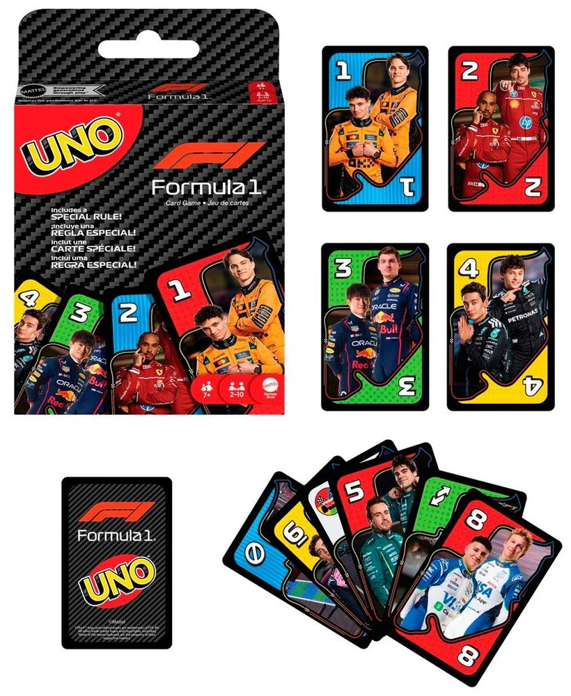 Mattel UNO kortos F-1 (JMF10)