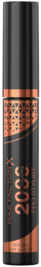Max Factor Blakstienų Tušas 2000 Calorie Pro Stylist 001 Juodas 9ml