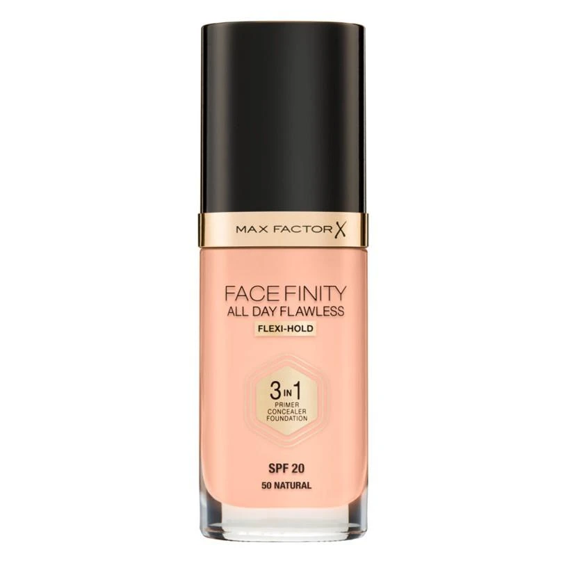Max Factor Facefinity All Day Flawless Flexi-Hold 3in1 gruntas Maskuoklis Foundation SPF20 40, 30 ml