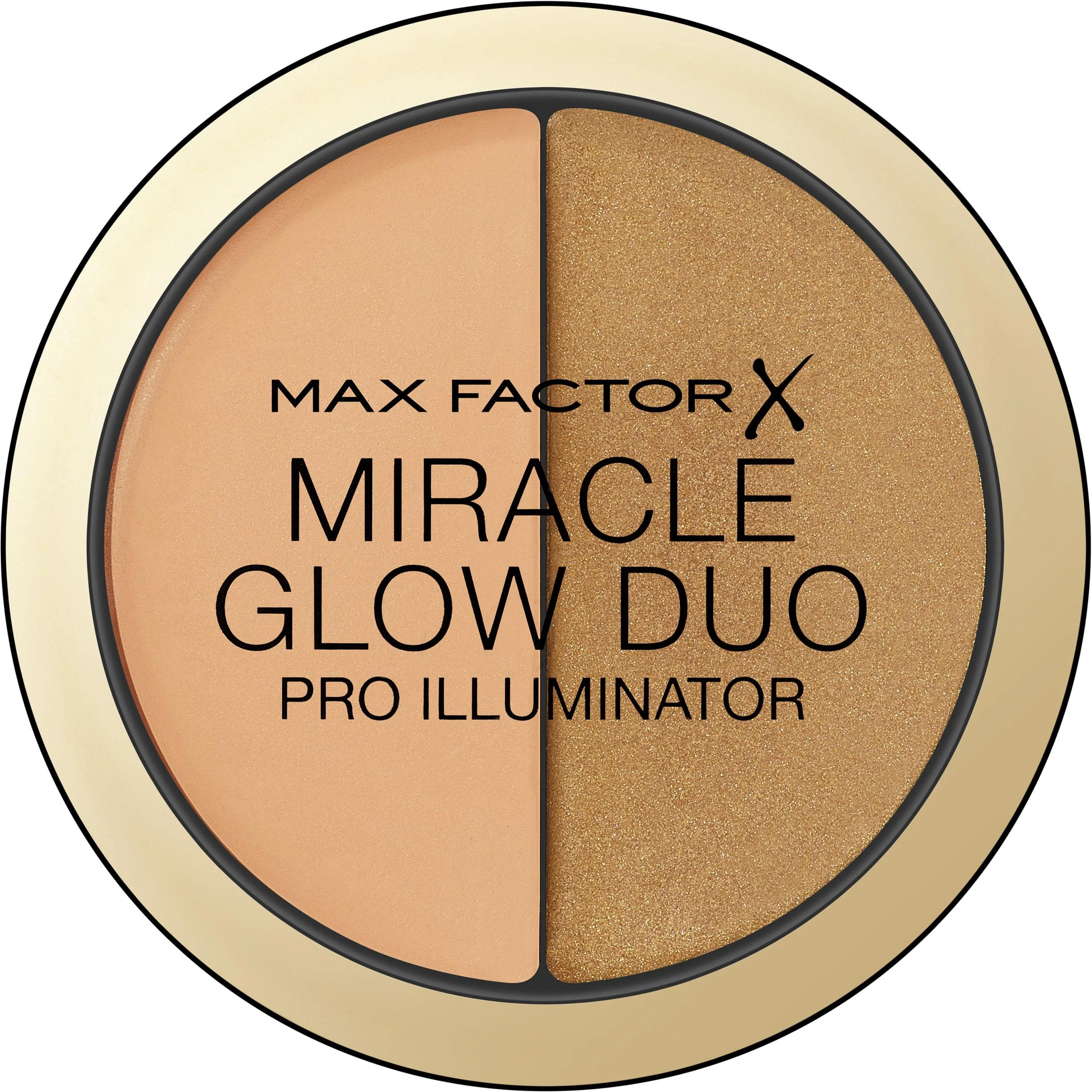 „Max Factor Miracle Glow Duo“ šviesinamoji pudra, 30 tamsių lūpų, 11 g