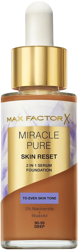 Max Factor Miracle Pure Skin Reset 2in1 serumo makiažo pagrindas