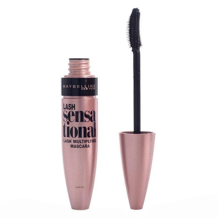 Maybelline Lash Sensational blakstienų tušas su elastomeriniu dvipusiu lenktu šepetėliu