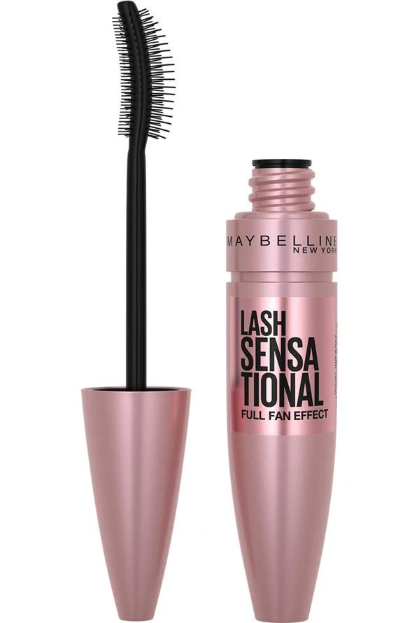 Maybelline Lash Sensational blakstienų tušas su elastomeriniu dvipusiu lenktu šepetėliu