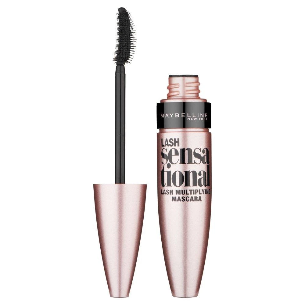 Maybelline Lash Sensational blakstienų tušas su elastomeriniu dvipusiu lenktu šepetėliu