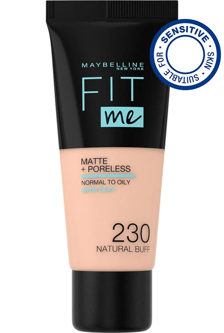 Makiažo pagrindas Maybelline Fit Me Matte+Poreless (230 Natural Buff) 30ml
