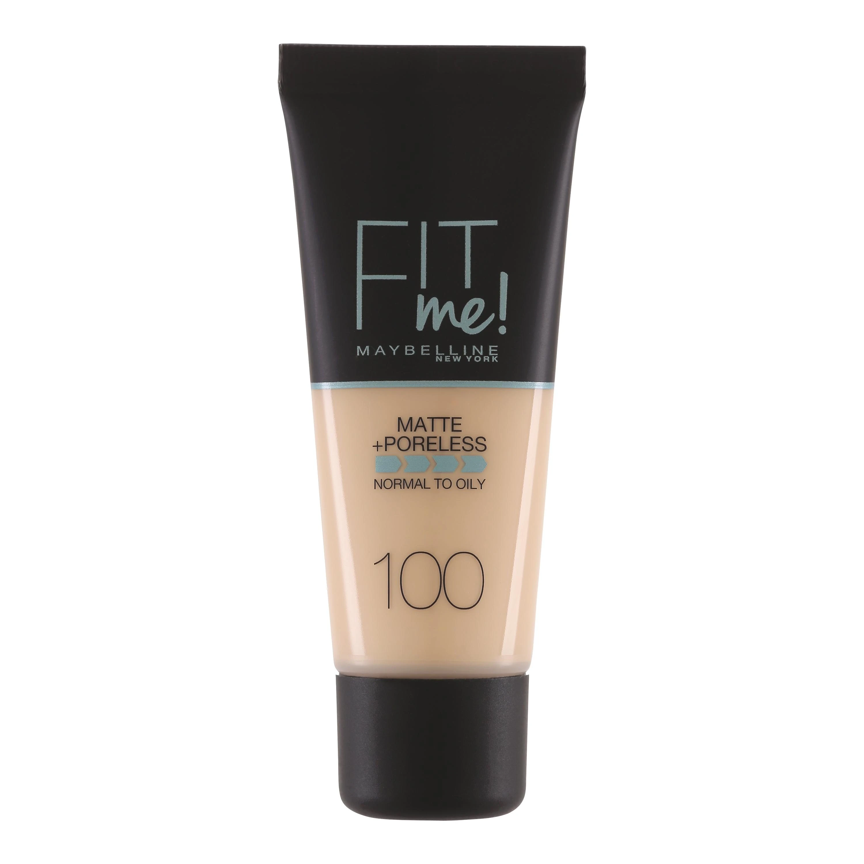 Maybelline Fit Me Matte & Poreless 100 Warm Ivory Vamzdelis Skystis 30 ml