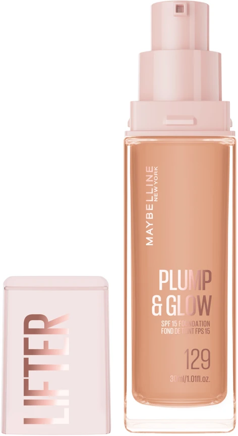 „Maybelline Lifter Plump y Glow“ makiažo pagrindas 129, 30 ml