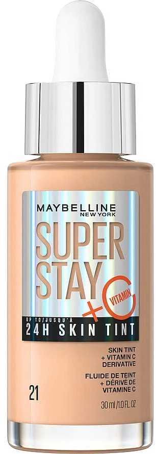 Maybelline Superstay 24H Skin Tint + Vitamin C Makeup moterims, 30 ml