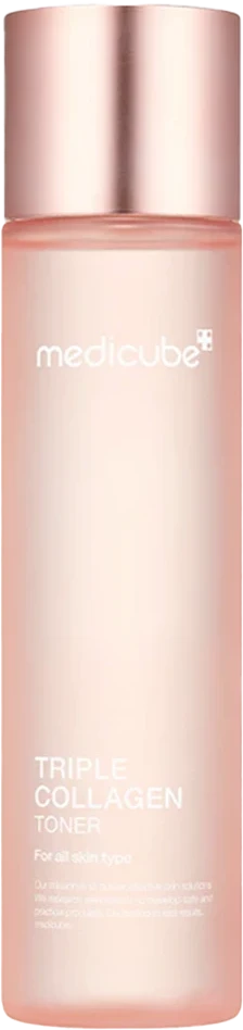 Medicube Triple Collagen Toneris drėkinamasis stangrinamasis tonikas su kolagenu, 140 ml