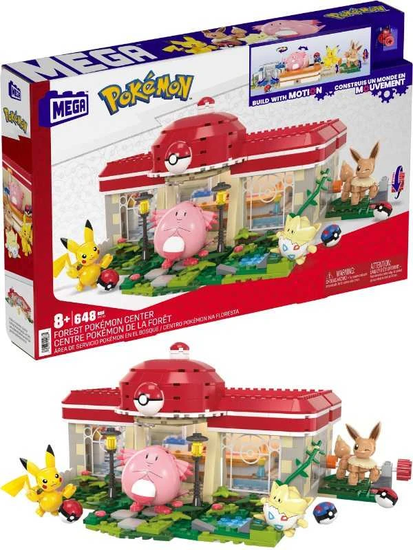 Mattel Mega Pokemon Forest Pokemon centras