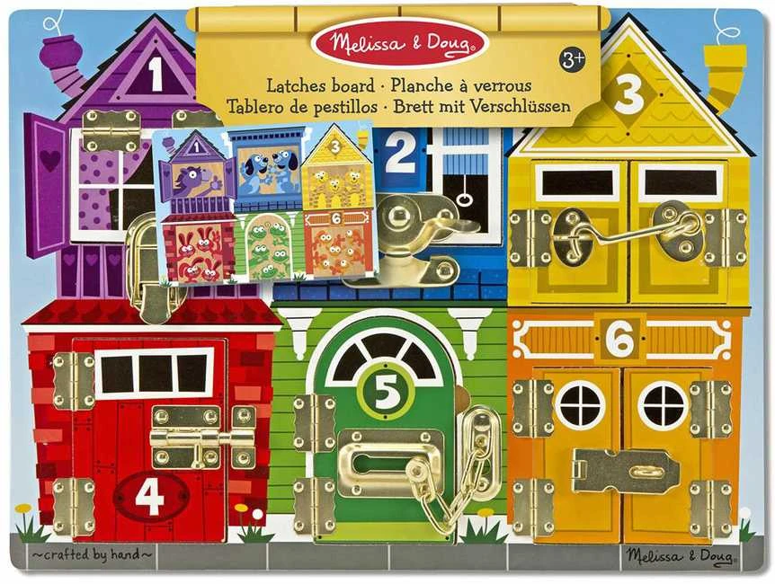 Dėlionė MELISSA & DOUG playset Latches Board