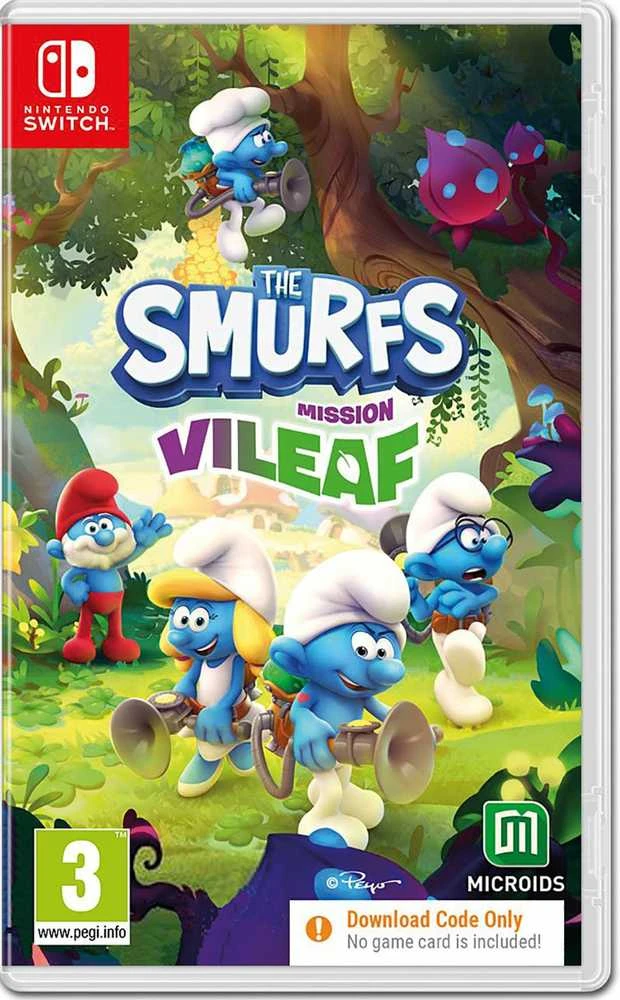 Microids Nintendo Switch žaidimas MR The Smurfs – Mission Vileaf (tik kodas)
