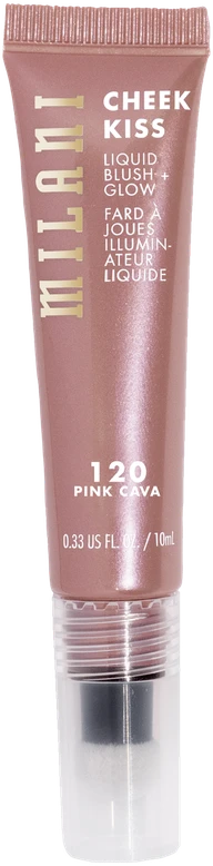 Milani Cheek Kiss Blush + Glow Illuminating Liquid Blush 120 Rožinė Cava, 10 ml