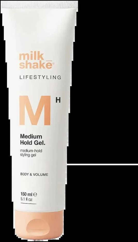 Milk Shake Milk_Shake Lifestyling Medium Hold Gel vidutinės fiksacijos plaukų formavimo gelis, 150 ml