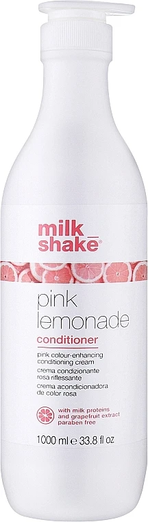 Milk Shake Milk_Shake Rožinė Lemonade Conditioner atspalvį suteikiantis plaukų kondicionierius šviesiems plaukams, 1000 ml