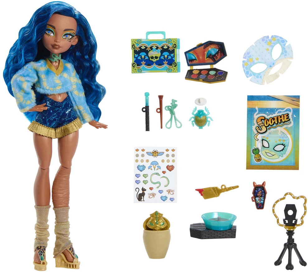 Mattel MONSTER HIGH SELF-SCARE SECRETS Kleo rinkinys (JMG73)