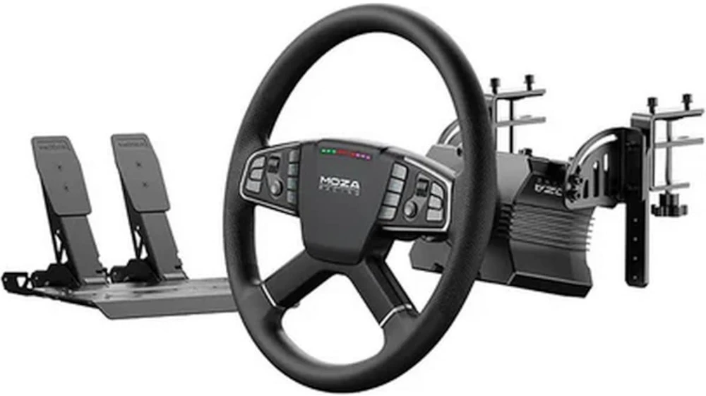 Žaidimų vairas Moza Racing RS071 Truck Driving Simulator Bundle – juodos spalvos