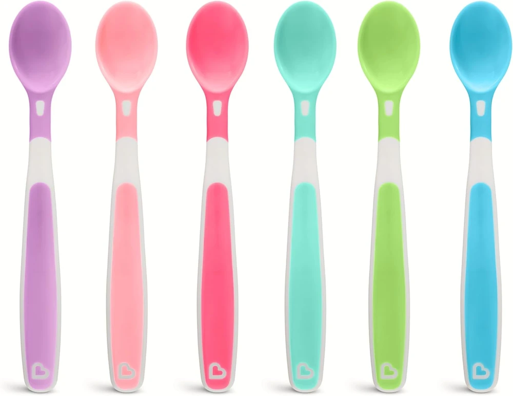MUNCHKIN šaukšteliai minkštu galiuku 6 vnt. Soft Tip Spoons 4m+ 011003