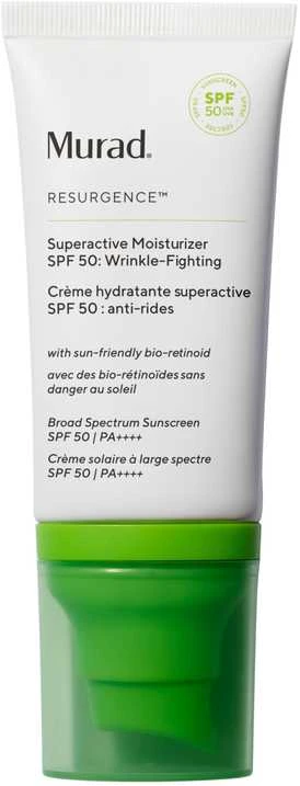Murad Skincare Murad Superactive Moisturiser Wrinkle Fighting SPF50 veido kremas, 50 ml