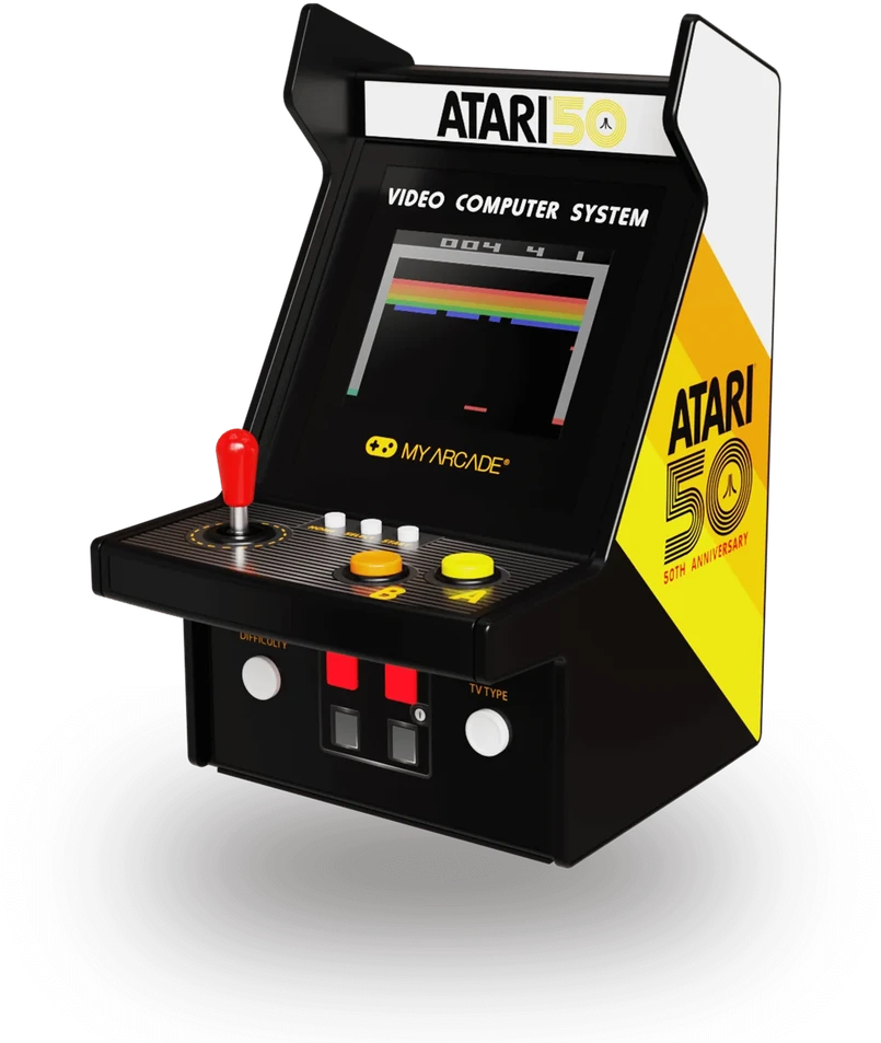 MY ARCADE Mano Arkadinis Mikro Grotuvas Pro Atari 100 Žaidimų 6,75"