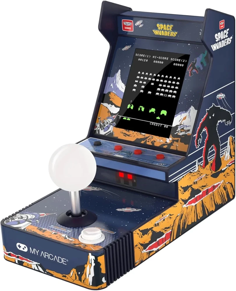 My Arcade My Mano žaidimų automatai – vairasvirtės grotuvas „Space Invaders“