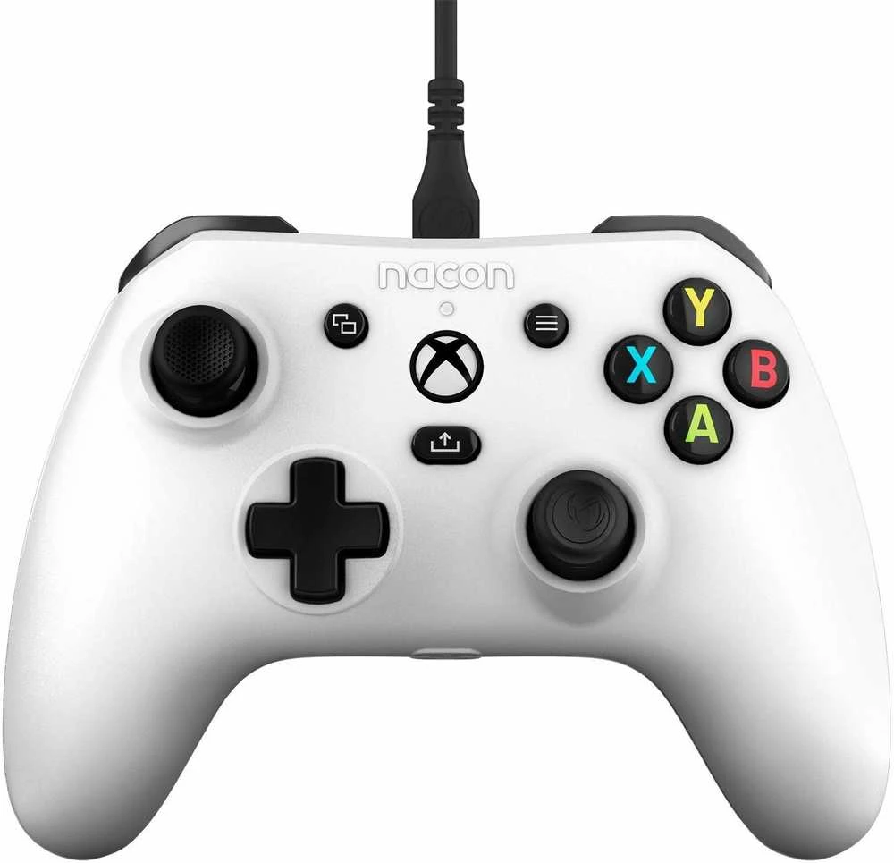 Žaidimų Valdiklis - Nacon Evol XBOX Valdiklis, Impulsiniai Trigeriai, 4 Vibracijos Varikliai, Laidinis, Baltas