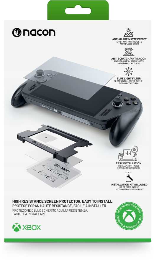Nacon Szkło na ekran XBOX ROG Ally/Ally X su aplikatorem (XBXROGGLASSKIT)