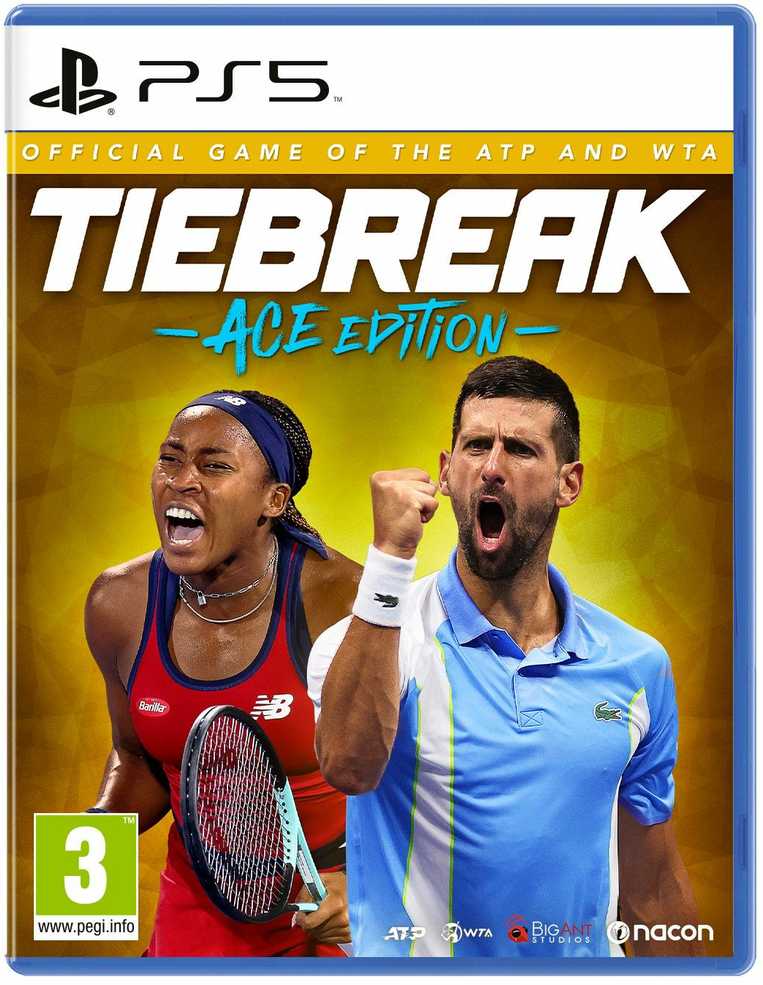 Nacon Sony PS5 val. TIEBREAK: Oficialus ATP ir WTA „Ace Edition“ žaidimas