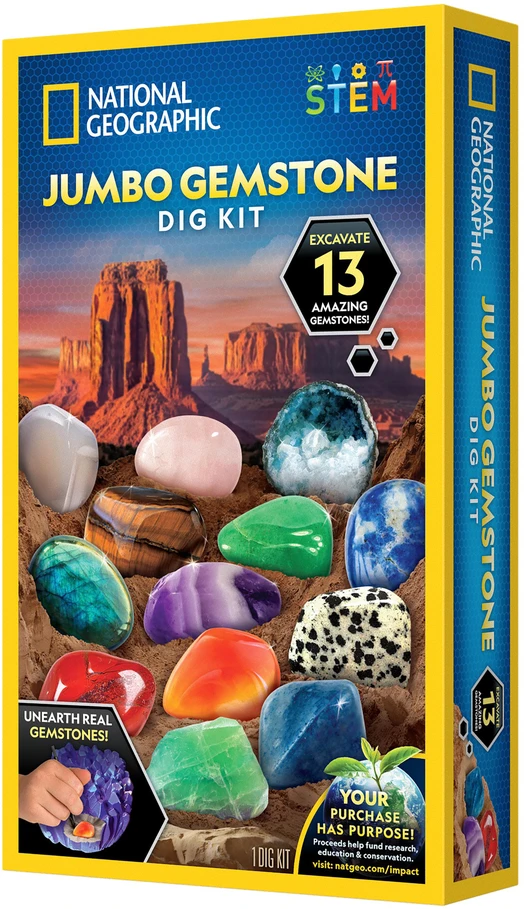 National Geographic Jumbo Gemstone Dig Kit (29-2470)