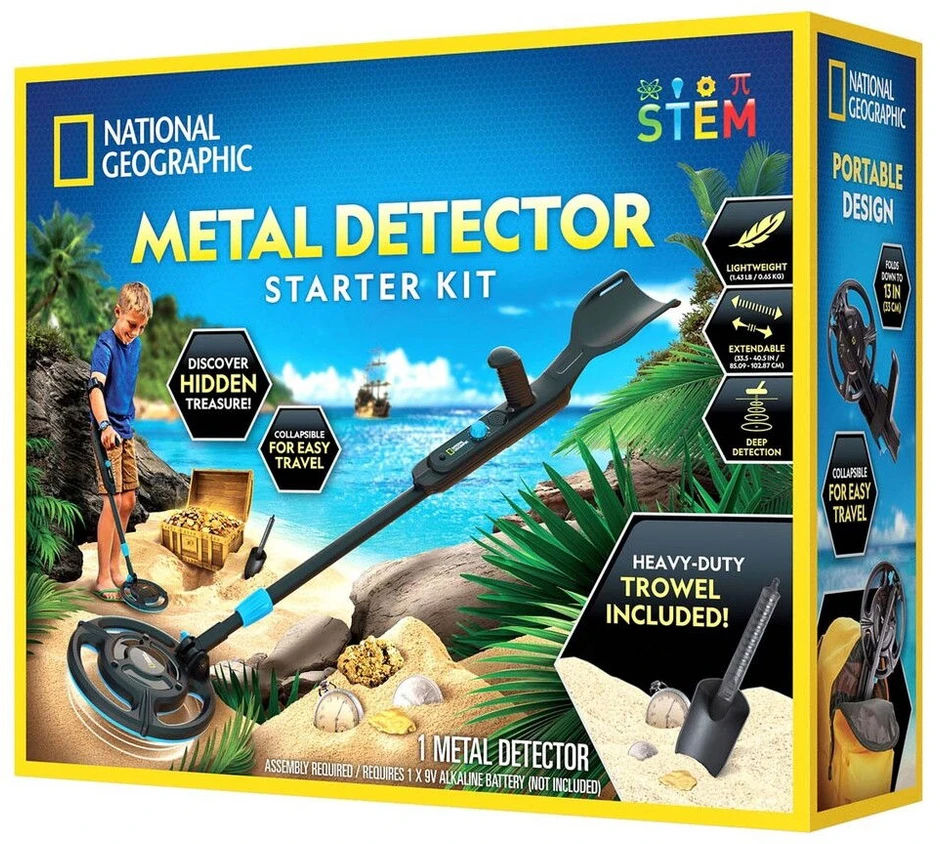 Metalo detektorius National Geographic - Metalo detektoriaus pradinis rinkinys - (29-2458)