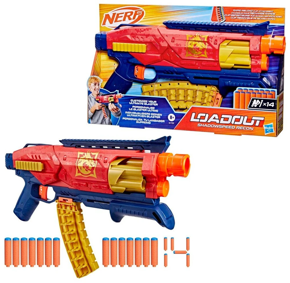 Žaislinis šautuvas Nerf Loadout Blaster Shadowspeed Recon