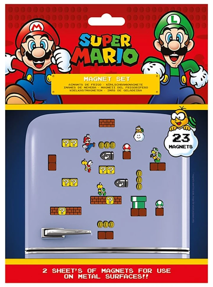 Pyramid SUPER MARIO MAGNESY NA LODÓWKĘ