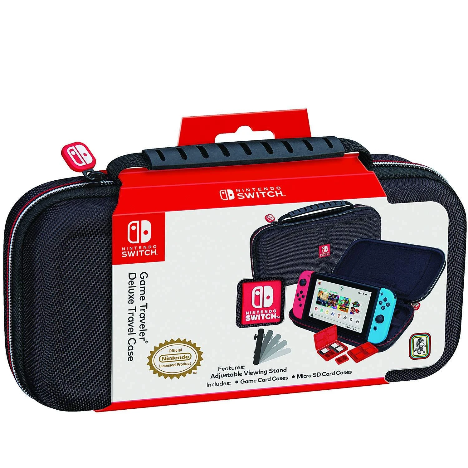 Nintendo Game Traveler Deluxe Travel Case Juodas