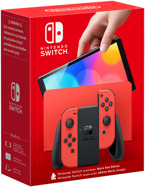 Nintendo Switch OLED konsolė - Mario Raudona Edition