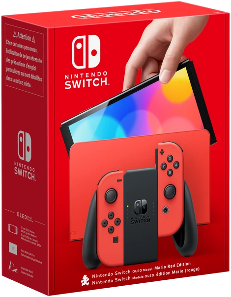 Nintendo Switch OLED konsolė - Mario Raudona Edition, modelis