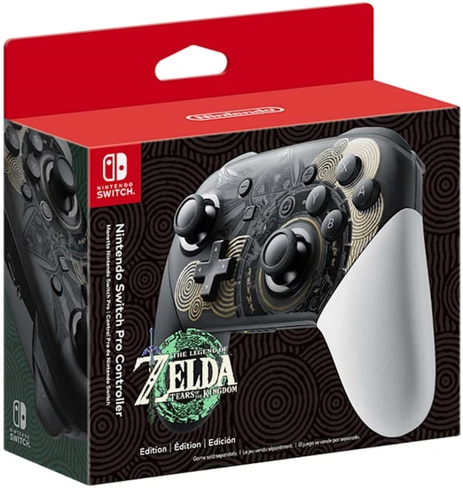 Oficialus „Nintendo Switch“: „Pro Controller“ – „The Legend of Zelda“ – „ToTK“ japoniškas importas