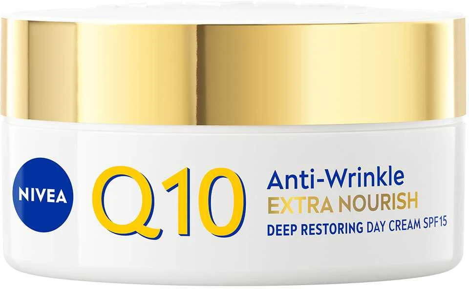 Nivea Q10 Extra Nourish dieninis kremas nuo saulės, 50 ml