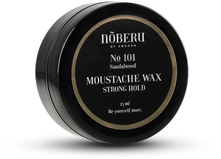 nõberu No 101 Moustache Wax Strong Hold Stiprios fiksacijos ūsų vaškas, 25 ml