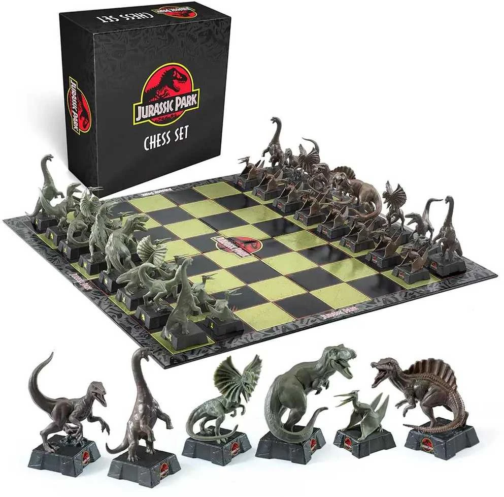 Noble Collection Universal Jurassic - Jurassic Park -shakkipeli